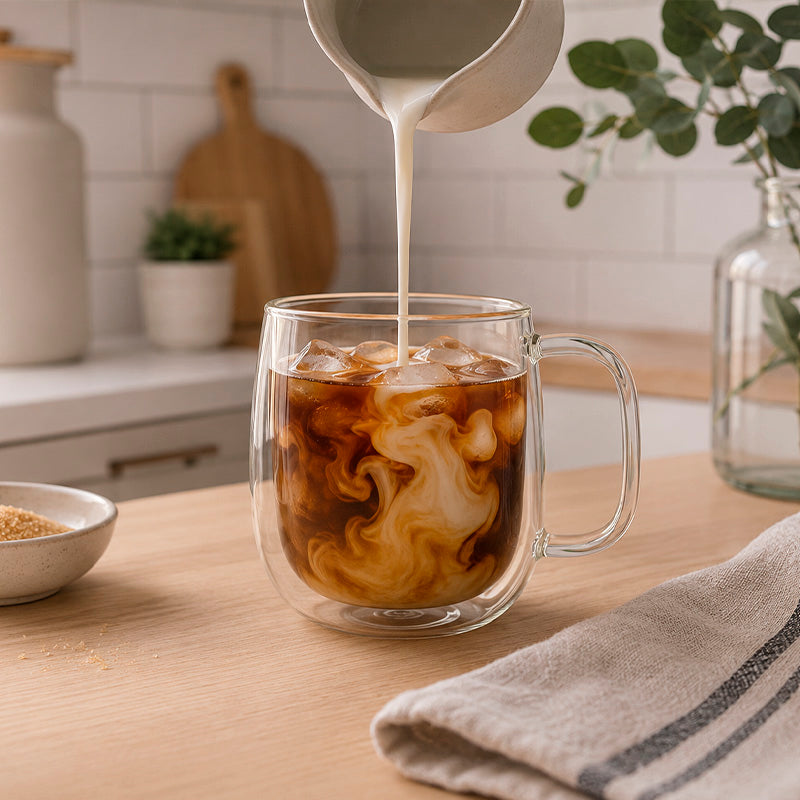 Taza Doble Vidrio Borosilicato 250 ml