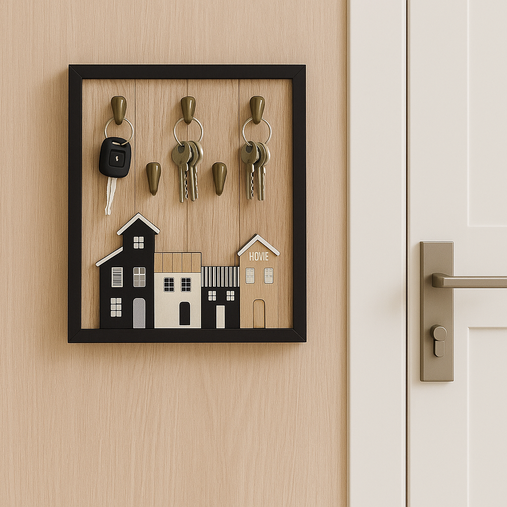 Portallaves de pared decorativo