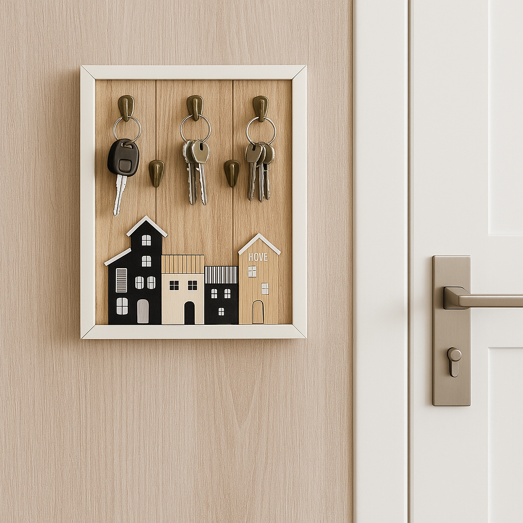 Portallaves de pared decorativo