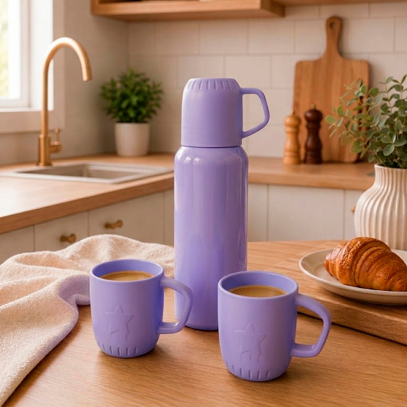 Set botella térmica + tazas