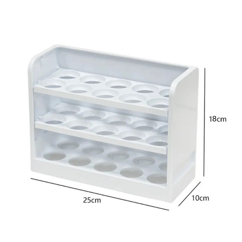 Organizador de huevo de 3 niveles
