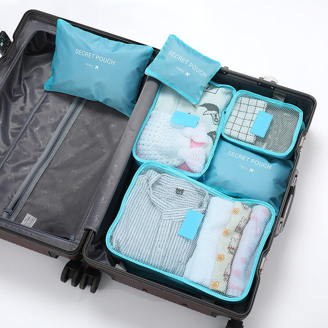 Organizador de maleta para viaje (6pcs)