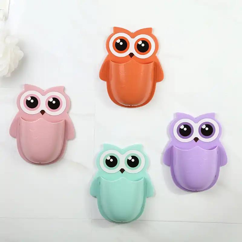 Soporte Adhesivo de Baño Diseño Búho