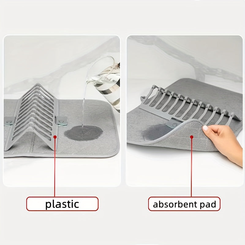 Escurridor plegable con base absorbente