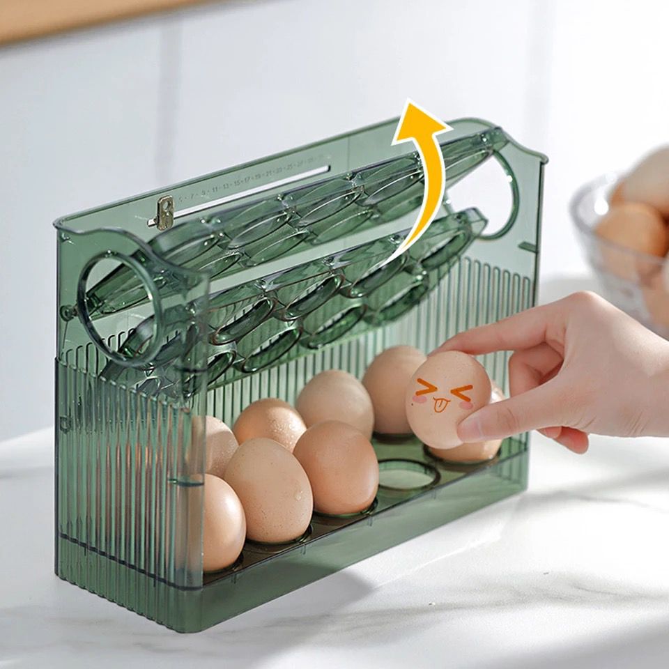 Organizador de huevo de 3 niveles