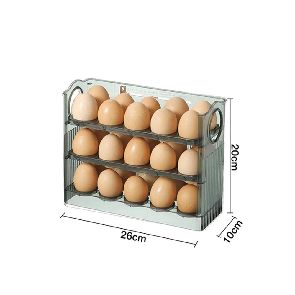 Organizador de huevo de 3 niveles