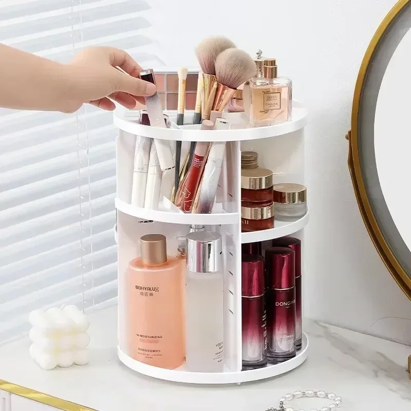 Organizador de maquillaje giratorio