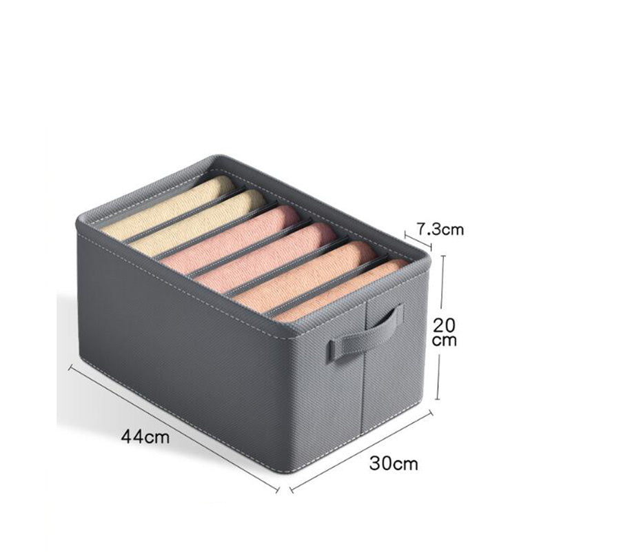 Organizador de ropa de 6 compartimentos
