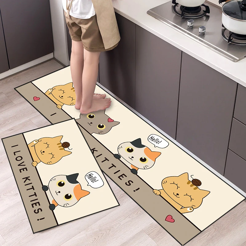 Alfombra de cocina set x2