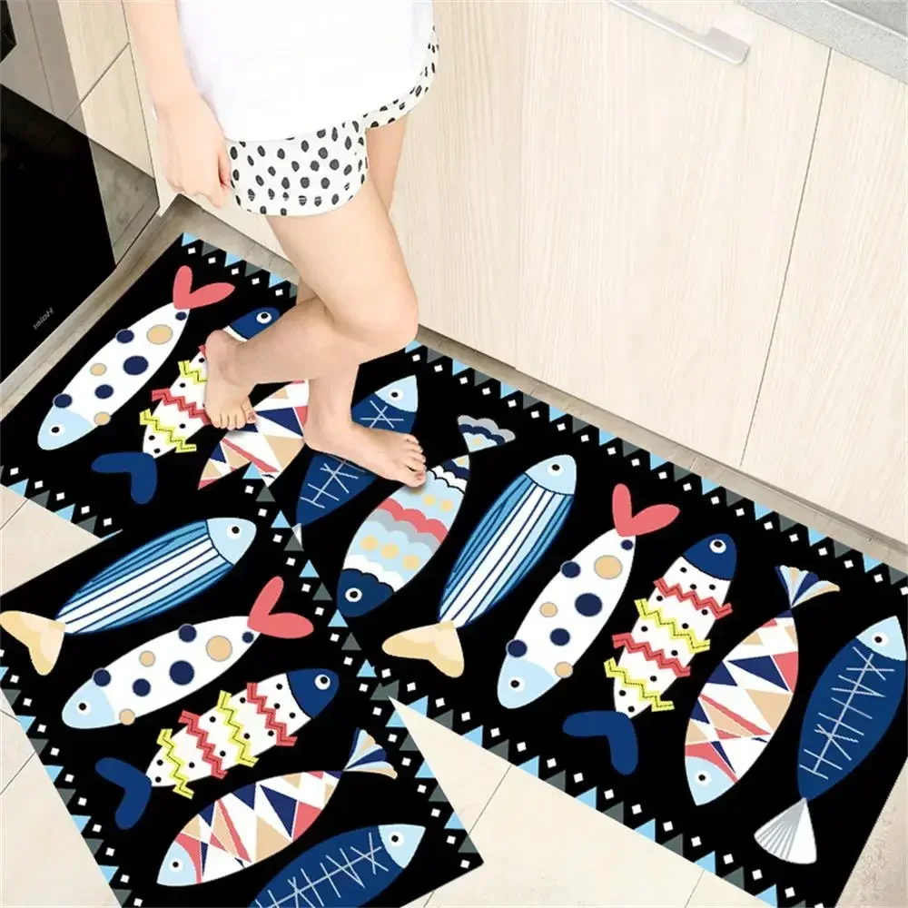 Alfombra de cocina set x2