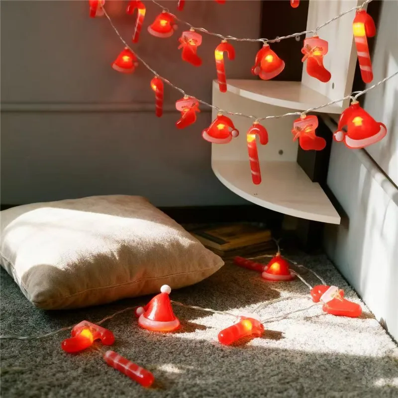 Guirnalda de luces con figuras