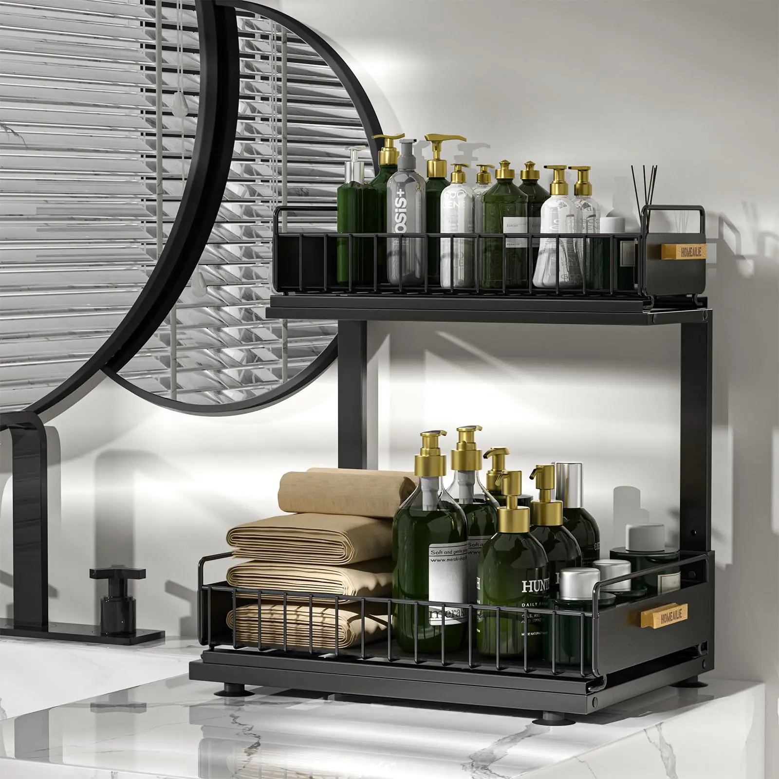 Organizador Extensible para Debajo del Lavadero