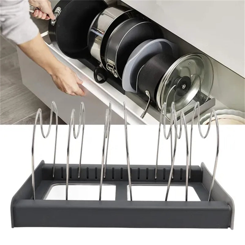 Organizador de tapas y sartenes