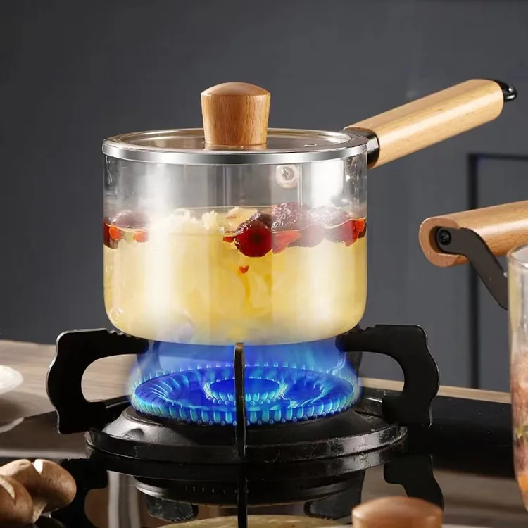 Cacerola de vidrio borosilicato