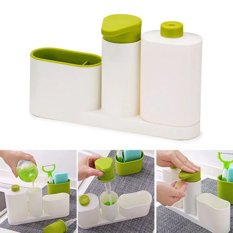 Dispensador de jabón 3 en 1
