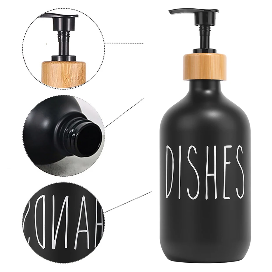 Dispensador doble de vidrio con base