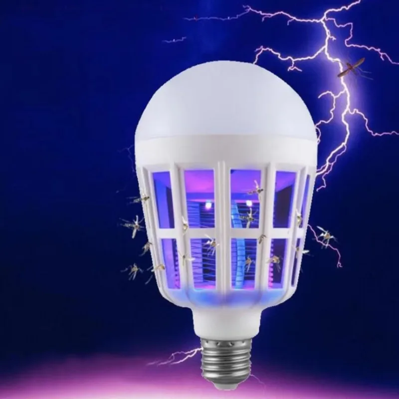 Foco LED antimosquitos 2 en 1