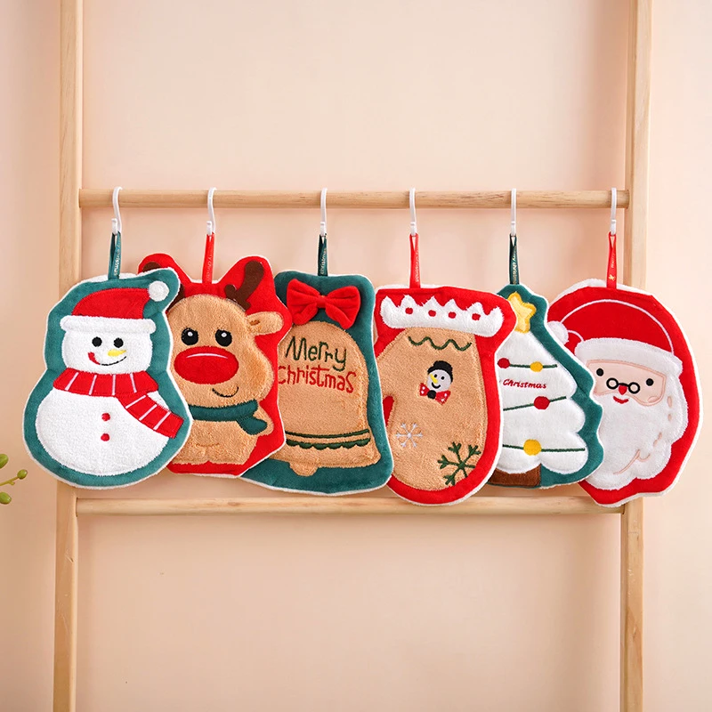 Toallitas de mano navideñas