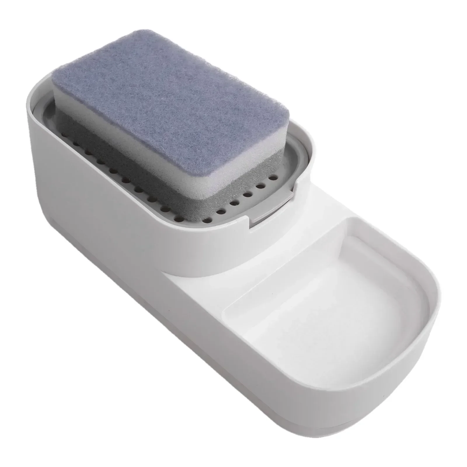 Dispensador de Jabón con Porta Esponja