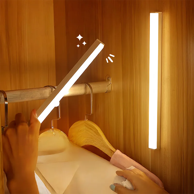 Luz led con sensor blanca