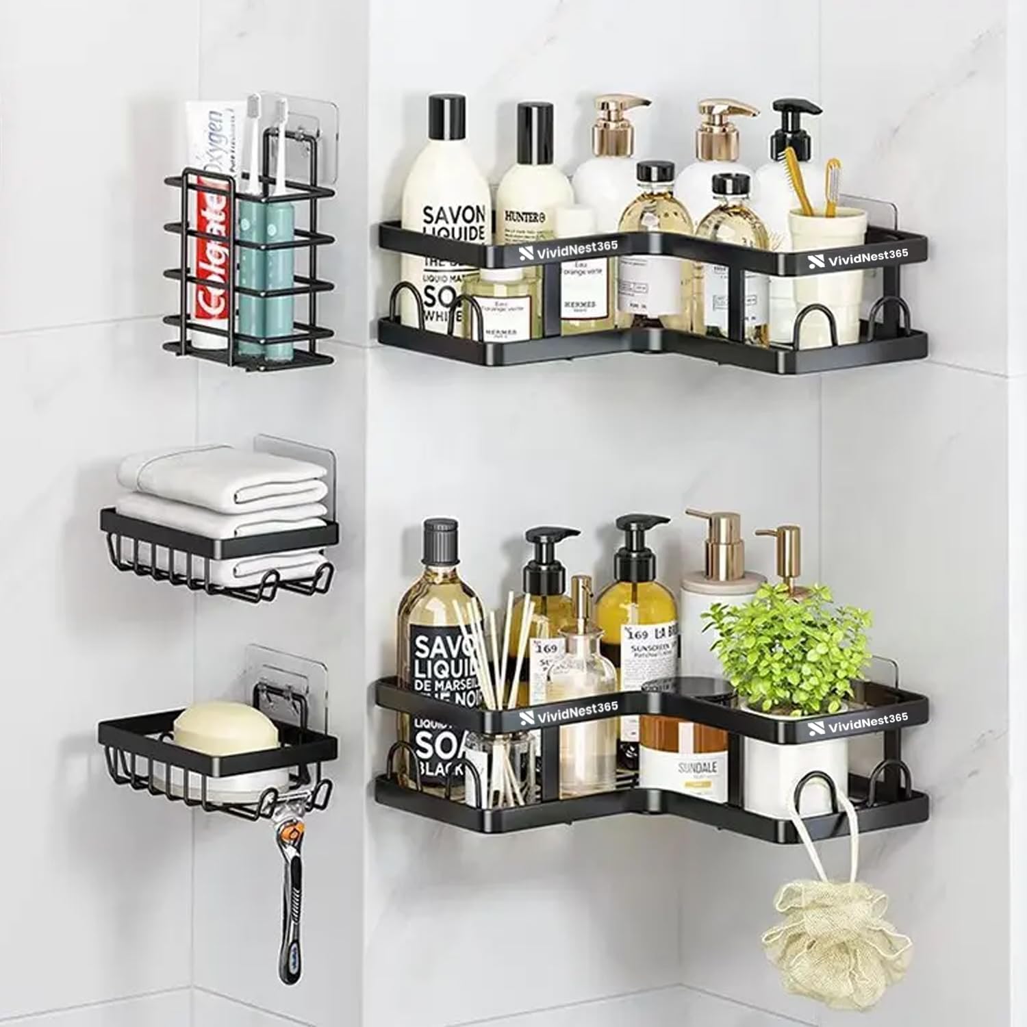 Organizador de baño set de 5