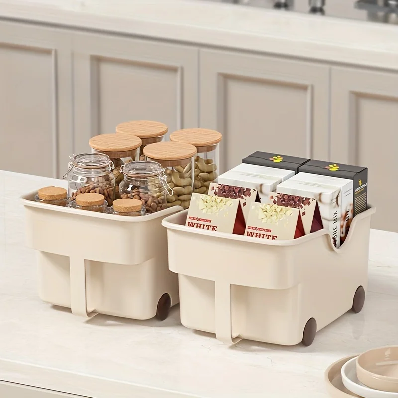 Organizador multiusos con ruedas y asa