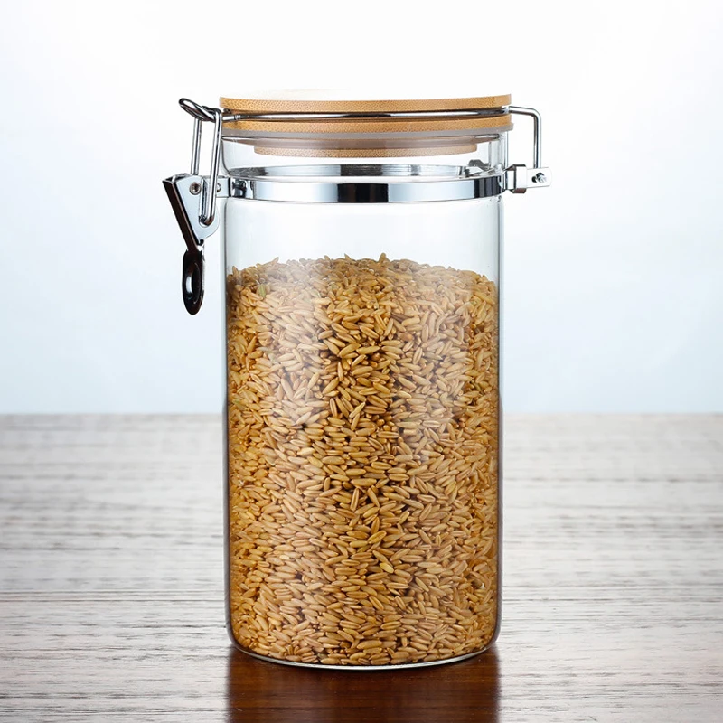 Tarro de almacenamiento de borosilicato