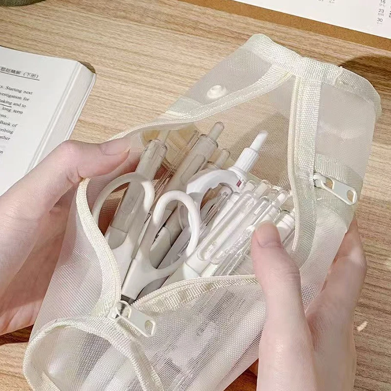 Estuche organizador transparente