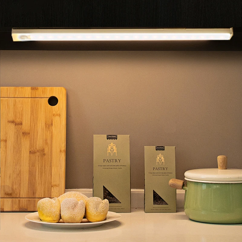 Luz led con sensor blanca