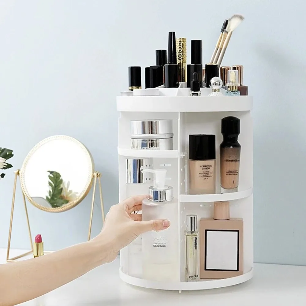 Organizador de maquillaje giratorio