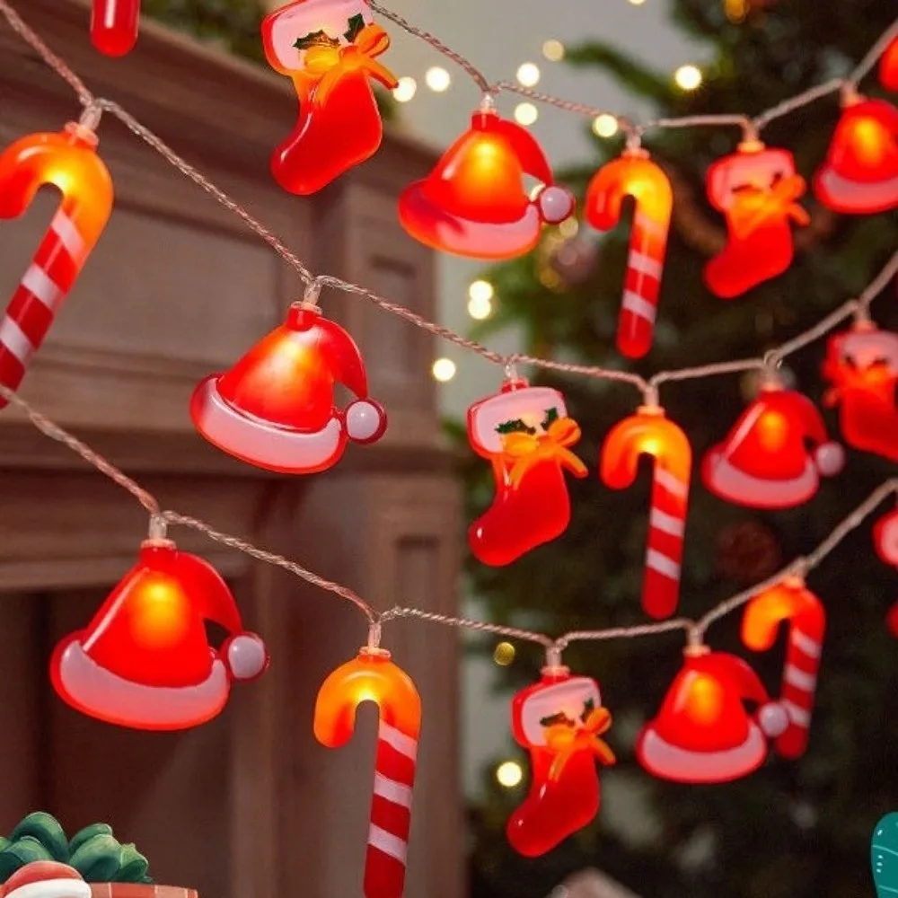 Guirnalda de luces con figuras
