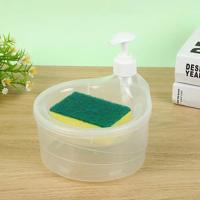 Dispensador de jabón con esponja