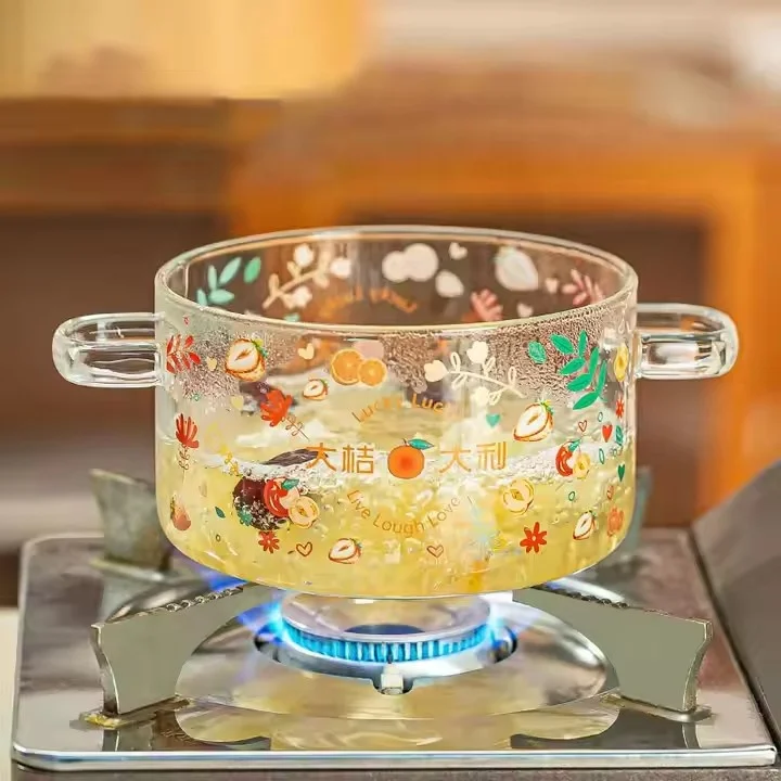 Olla de vidrio borosilicato
