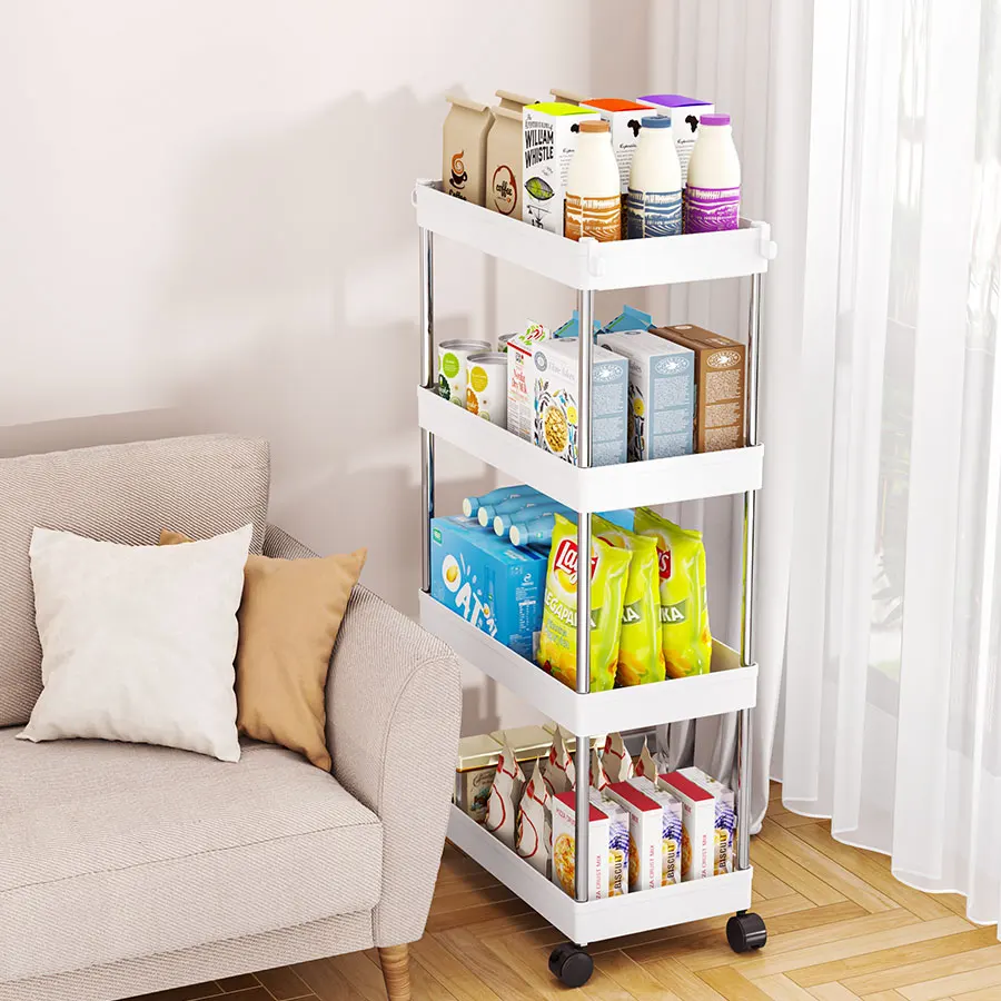 Estante organizador de 4 niveles multiusos