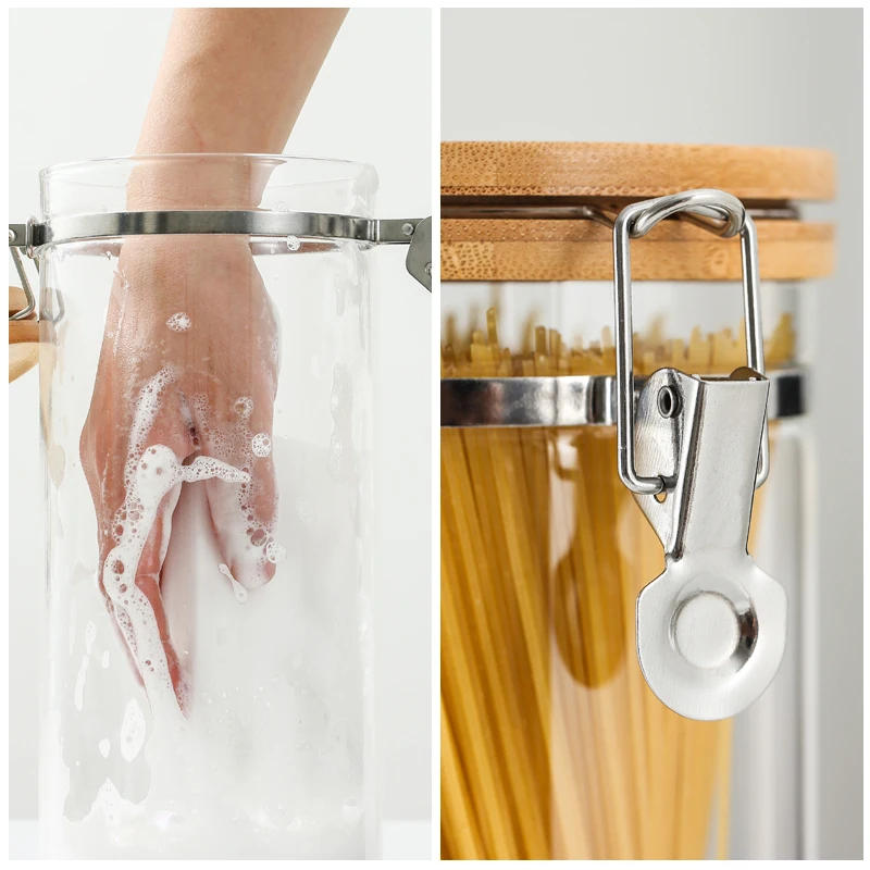 Tarro de almacenamiento de borosilicato