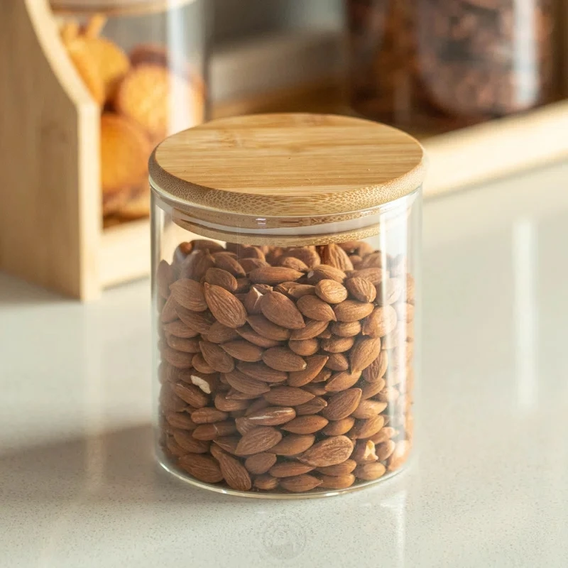 Set organizador con soporte de bambú