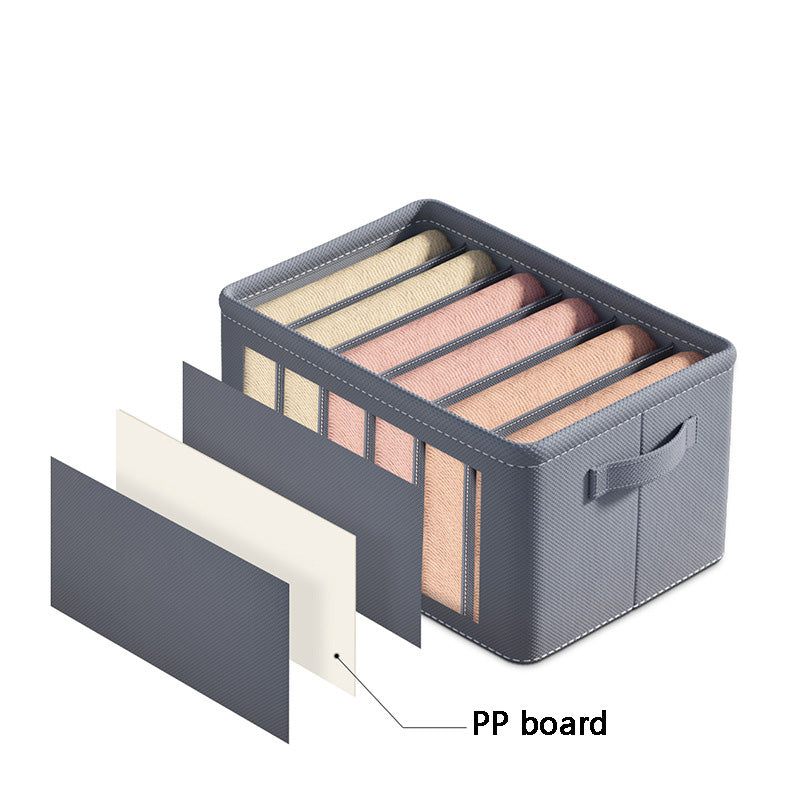 Organizador de ropa de 6 compartimentos