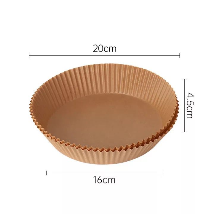Papel para freidora de aire circular x50 und.
