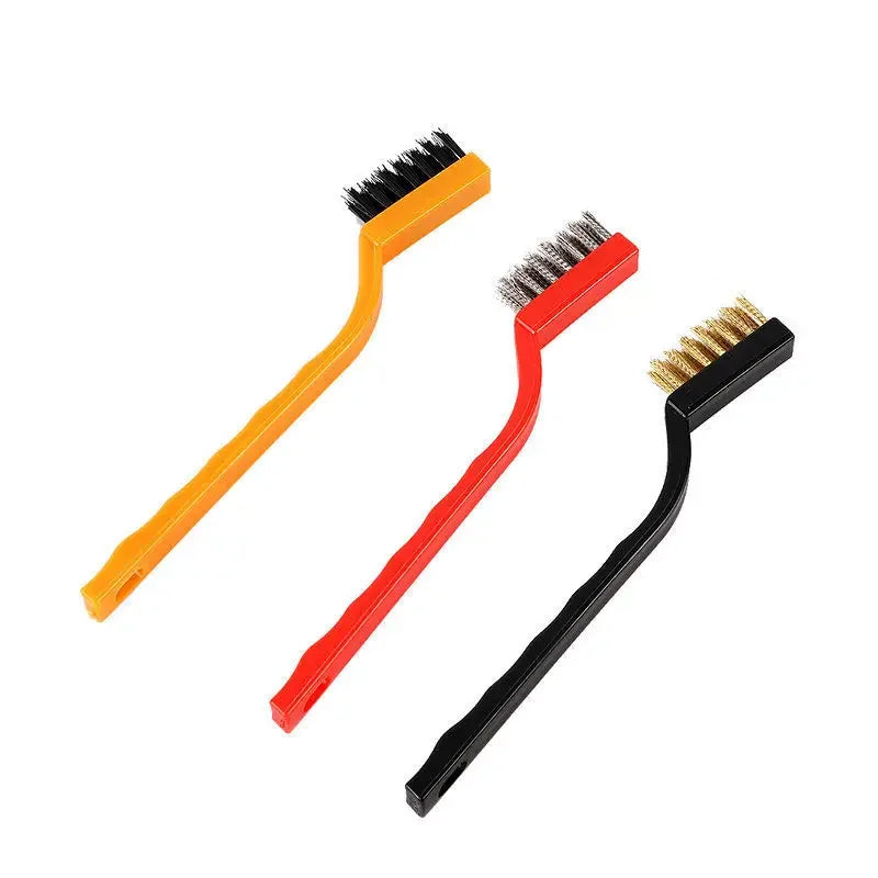 Set de 3 cepillos de limpieza de nylon y metal