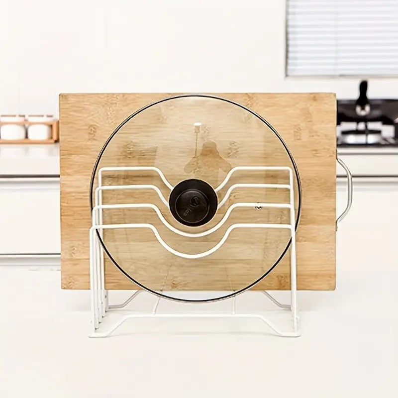 Soporte para tapa de olla y accesorios